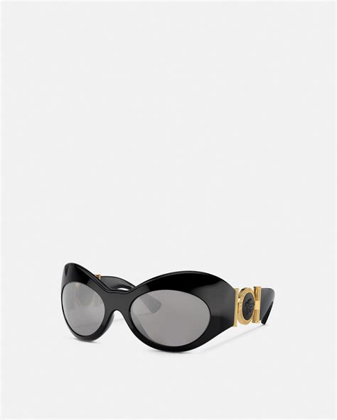 vintage versace shield sunglasses|Versace shield sunglasses women.